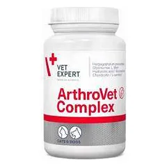 Vetexpert Arthrovet Ha Complex papildai mažų veislių šunims ir katėms su sąnarių ir jų kremzlių sutrikimais, 60 tablečių
