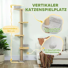 Draskyklė katėms 180 cm — 4 nuotrauka