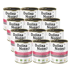 Dolina Noteci PREMIUM su veršiena ir žaliaisiais žirneliais 12x800g