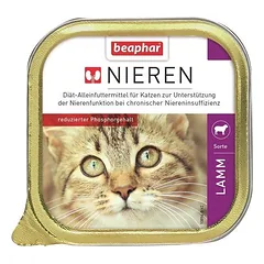 Beaphar Nierdieet Lamm dietinis paštetas katėms su inkstų nepakankamumu, su ėriena, 100 g