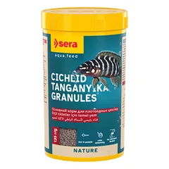 Sera Cichlid Tanganyika Granules maistas žuvims 250 ml (135 g) parduotuvėje petreon.lt