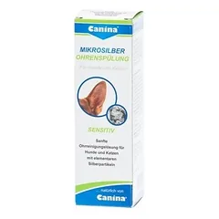 CANINA Ear Cleaning Canina Microsilver 100ml parduotuvėje e-zoo.lt