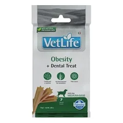 FARMINA VET LIFE - DOG TREAT - OBESITY ADULT MED&MAX skanėstai šunims