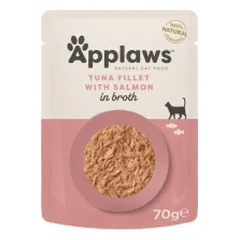 Applaws Tuna Fillet with Salmon konservai sultinyje katėms - Zoobaze