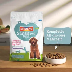 Smølke Hund Sensitive su antiena, sausas maistas šunims — 4 nuotrauka