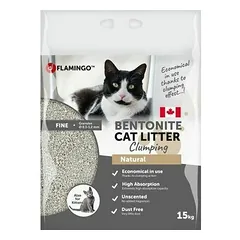 Flamingo Cat Litter Natural 15kg