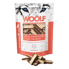 WOOLF Soft Sandwich Of Salmon 100g minkšti sumuštiniai su lašiša
