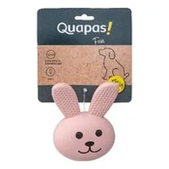 Quapas Dog Toy Fun LatexRabbit Head