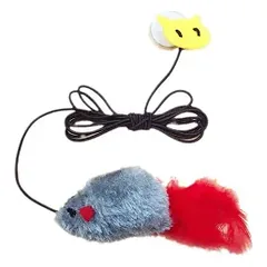 MCBOSON Hängendes Katzenspielzeug mit Maus