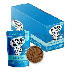 MEOWING HEADS Supurr Surf/Turf Konservai Katėms (Žuvis/Vištiena/Jautiena) 100g*10vnt