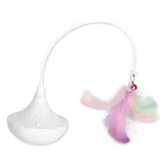 Plaček Cat Epic Pet Spinning Feathers žaislas katėms, besisukantis su plunksnomis, 8 cm
