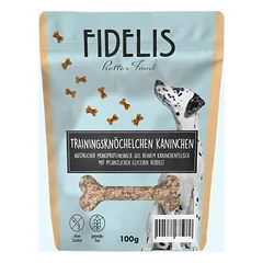 FIDELIS treniruočių kauliukai su triušiena, skanėstai šunims (100 g)