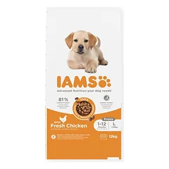 IAMS Advanced Nutrition Puppy Junior Large Breed Chicken 12 kg