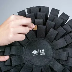 Snuffle mat SUZY 30x30x2cm black — 4 nuotrauka