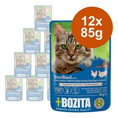 Bozita Häppchen in Soße Sterilised 12 x 85 g