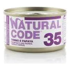 Natural Code 35 drėgnas maistas suaugusioms katėms su tunu ir papaja, 85 g