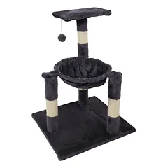 Kačių draskyklė MiauMiau Comfort su guoliu 48x45x67cm