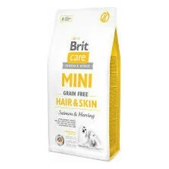 Brit Care Mini Hair&Skin sausas pašaras mažų veislių šunims 2 kg (galiojimas iki 2026.11.06) — 2 nuotrauka