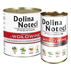 Konservai šunims su jautiena Dolina Noteci Premium 400 g — 2 nuotrauka