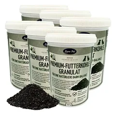 Lyra Pet® Premium granuliuota pašarinė anglis šunims ir katėms, 4 x 250 g — 3 nuotrauka