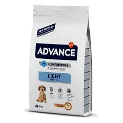 ADVANCE - lengvas sausas maistas mažų veislių šunims - ADVANCE, Vidutiniams 11–25 kg parduotuvėje petreon.lt