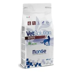 Monge VetSolution Cat Hepatic sausas maistas katėms, turinčioms problemų su kepenimis, 400 g