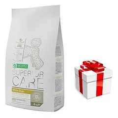 NATURES PROTECTION Superior Care White small breed adult 4kg + STAIGMENA ŠUNIUI