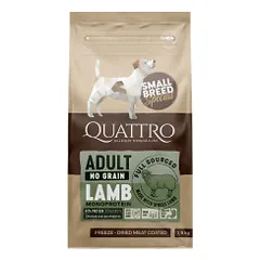 Quattro Small Breed Adult sausas pašaras su ėriena mažų veislių šunims