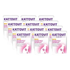 Kattovit Diabetes/Geating Chicken 12x85g paketėlis