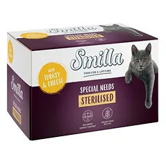 Smilla Sterilised dubenėliai drėgnas maistas katėms 6 x 100 g — 3 nuotrauka