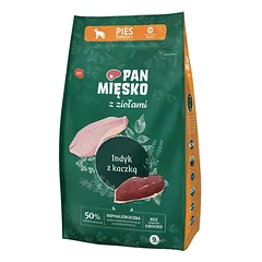 PAN MIĘSKO su žolelėmis Kalakutiena su antiena M 9 kg vidutinio dydžio veislėms