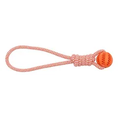 Pawffee gumos virvės žaislas šunims – 38 cm, kramtymui ir dantų priežiūrai, ilgaamžis