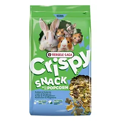 VERSELE-LAGA Crispy Snack with Popcorn 550g skanūs užkandžiai su spragintais kukurūzais triušiams ir graužikams