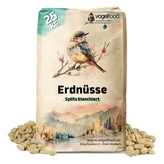 Erdnüsse Erdnusskerne Erdnusssplits (halbe und ganze Kerne) Marke Vogelfood