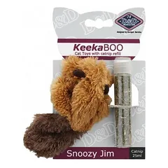 Europet Bernina keekaboo snoozy jim žaislas katėms, pliušinis, su katžole
