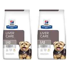 HILL'S Prescription Diet Canine l/d Liver Care šunims, turintiems kepenų problemų, 20 kg (2x10 kg)
