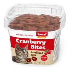 Sanal Cranberry Bites skanėstai sterilizuotoms katėms