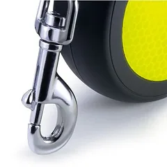flexi New Neon juostinis pavadėlis, 5 m, Papildomas priedas: Multibox, juoda — 4 nuotrauka