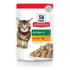 Hills Science Plan Kitten Chicken drėgnas maistas kačiukams, 85 g photo