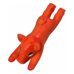 Flamingo latekso žaislas šunims mažas gyvūnėlis 13 cm — 2 nuotrauka