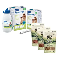 Virbac Pronefra 180 ml + WILD FARM MIX 3x50 g kačių skanėstai
