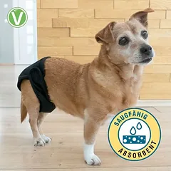 Vetlando daugkartinės sauskelnės kalytėms, Vidutiniams 11–25 kg — 5 nuotrauka