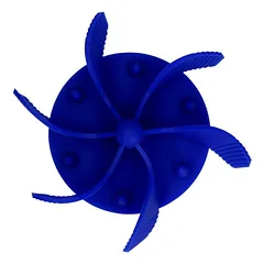 Lėto ėdimo priedas dubenėliui, Gobble Stopper (mėlynas) — 3 nuotrauka