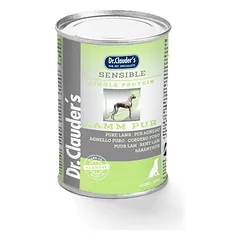DR. CLAUDER’S SENSIBLE drėgnas maistas alergiškiems suaugusiems šunims su ėriena 6x400g