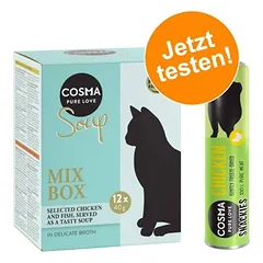  Cosma Kombi-Paket: 24 x 40 g Soup + 3 x Snackie