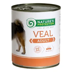 NATURE’S PROTECTION DOG ADULT VEAL KONSERVUOTAS PAŠARAS ŠUNIMS 800g