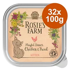 Sparpaket Rosie's Farm Kitten 32 x 100 g