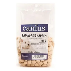 Canius ėrienos ir ryžių kąsneliai, skanėstai šunims