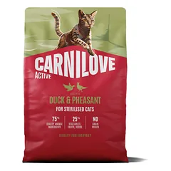 Carnilove Cat Active Sterilised su antiena ir fazanu, sausas maistas katėms 2 kg parduotuvėje mumbo.lt