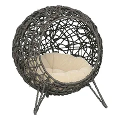 Katės urvas, su pagalvėle, Ø52 × 58 cm